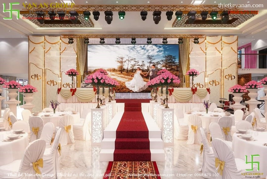 thiết kế nội thất nhà hàng tiệc cưới