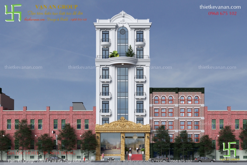 7 mẫu thiết kế khách sạn 3 sao 7 tầng theo tiêu chuẩn 2022